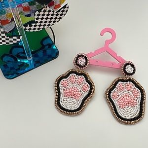 Paw earrings